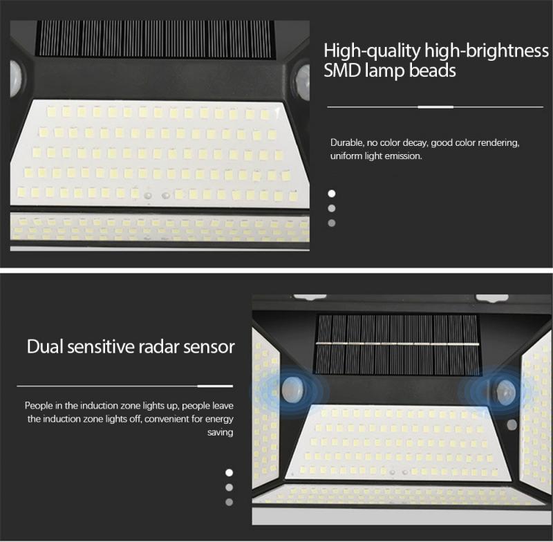 800lm Solar Motion Sensor Wall Light
