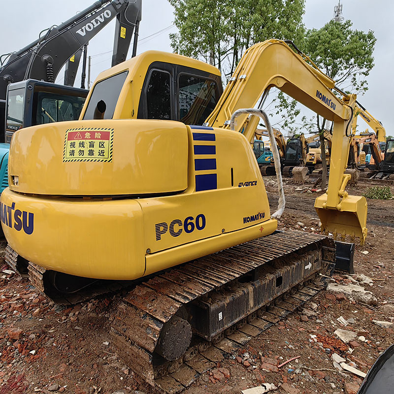 PC60-7 6T Used Komatsu Excavators Secondhand Komatsu Crawler Excavator