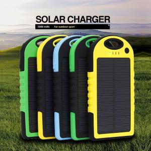China Waterproof Portable Solar Panel Charger 5000mAh Retail Wholesale Hot sell wholesale