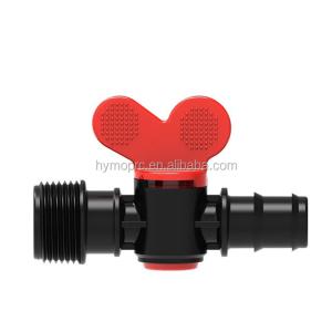 China White Grey Standard DIN Manufacture 16mm 20mm Male Thread Irrigation Mini Plastic Valve wholesale