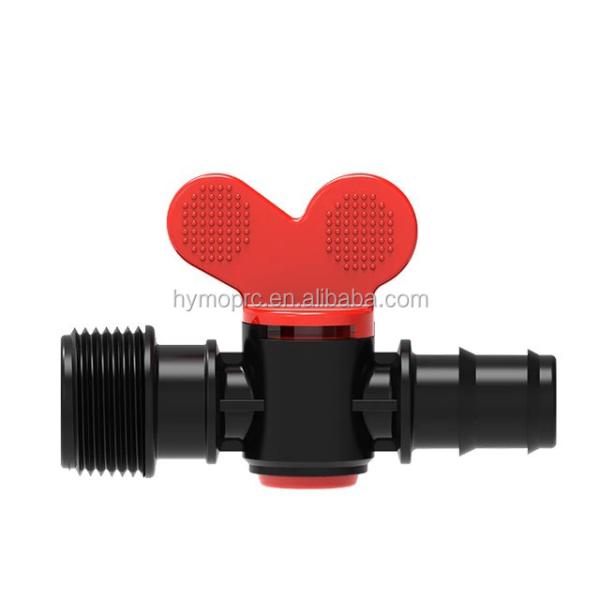 White Grey Standard DIN Manufacture 16mm 20mm Male Thread Irrigation Mini