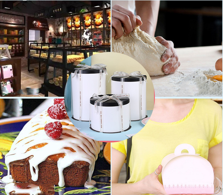 DIY Pink Small Rectangle Disposable Cake Containers