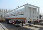 High Pressure CNG Gas Cylinder , Seamless Cng Storage Tanks Semi - Trailer