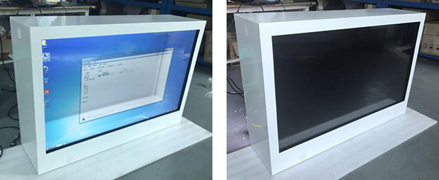10.4" Transparent LCD Display 12.1" 15" 17" 19''-86" FHD 1080P 4K 16:9 4:3 For Show Case Advertising