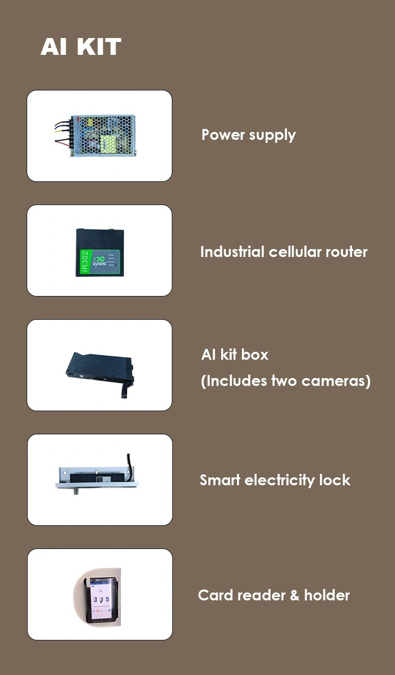 AI Vending Machine Kit for Fridge Conversion with Card Reader