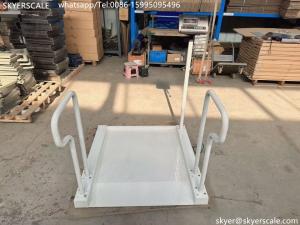 China Medical Hospital Dedicated 800x800mm 250kg Wheelchair Scale wholesale