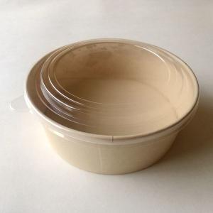 China 500ml Kraft Bamboo Compostable Biodegradable Paper Bowls wholesale