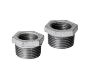 China Cast Iron Malleable Iron Threaded Fittings Bushing For Gas / Oil Industry wholesale