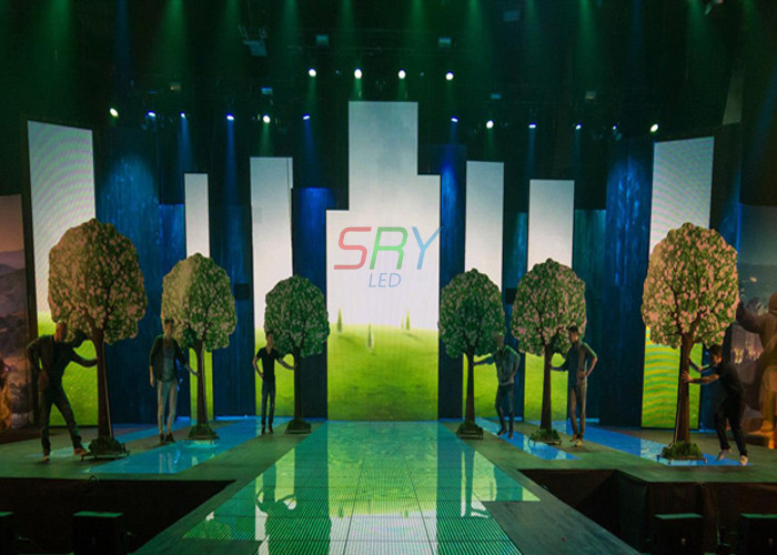 4mm SMD2121 Portable Stage LED Screens , Super Light LED Stage Curtain Screen