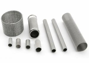 China SS316L Sintered Stainless Steel Tube Sintered Mesh Filter Cartridge 1-1000um wholesale