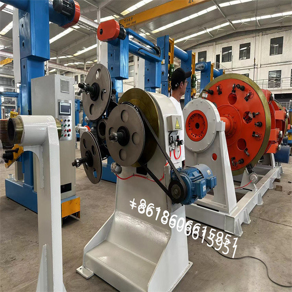 Cable Planetary Stranding Machine 100% Back Twist Power Saving JLY-400/1+6+12+18