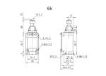 Stainless Steel Micro Limit Switch 100 MΩ Min Insulation Resistance