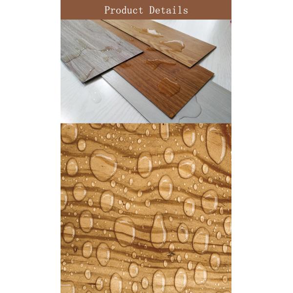 Easy to Maintain 7mm 8mm 12mm Luxury Vinyl Tile for Modern Indoor in European Style