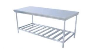 China Supermarket Equipment Stainless Steel Display Racks Commercial Work Bench wholesale