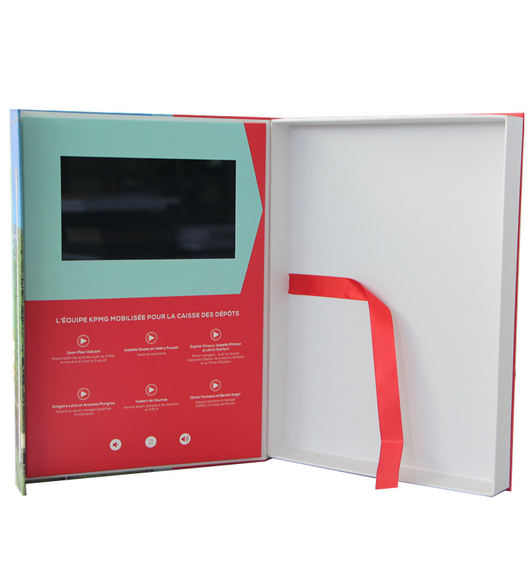 direct mail video player LCD video brochue video presentation box with 4.5/5/7/10.1 inch HD screen