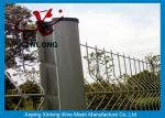 3D Curved Vinyl Coated Welded Wire Fence Panels For Sport Field Garden High