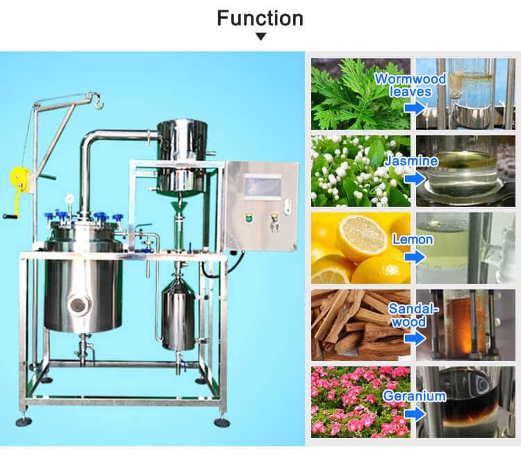 essential oil extraction application