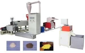 China Professional Plastic Pelletizing Machine DIE FACE CUTTING 45KW Main Motor Power wholesale