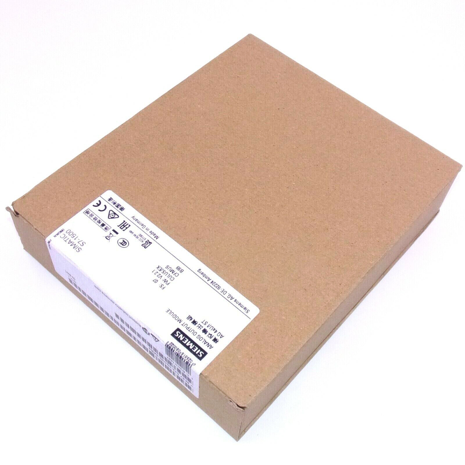 SIEMENS PLC SIMATIC S7-1500 AQ 4XU/I ST 6ES7532-5HD00-0AB0 THE MODULE SUPPORTS THE SAFETY-ORIENTED SHUTDOWN