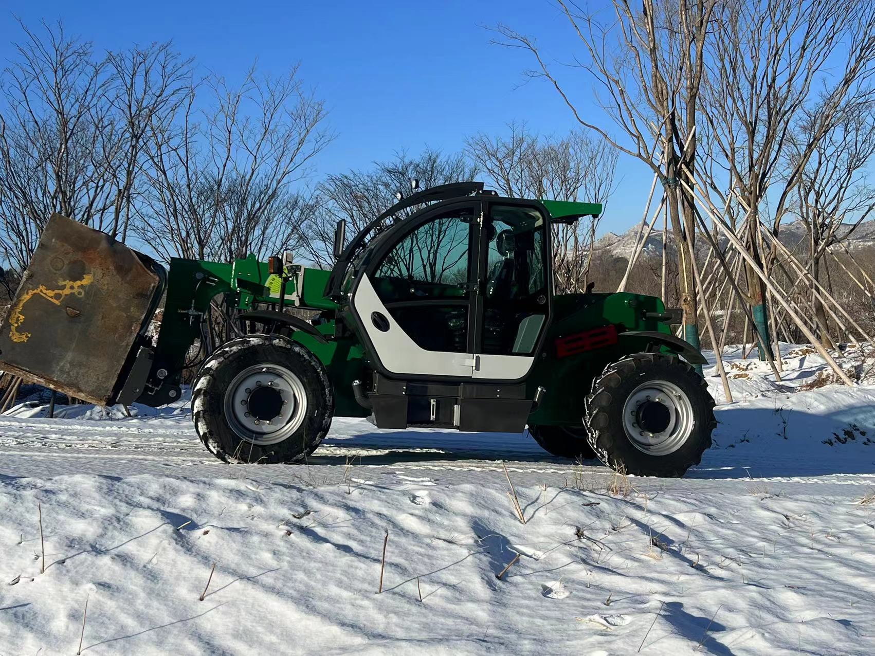 Smooth Construction with 4X4 Telescopic Handler Telescopic Boom Forklift