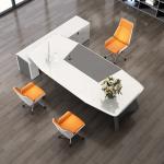 Mall Light Luxury Baking Lacquer Boss President Table Office Furniture Office