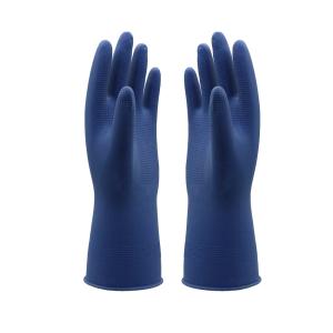 China Anti Slip Industrial Thick 45g Rubber Cleaning Gloves 310mm wholesale