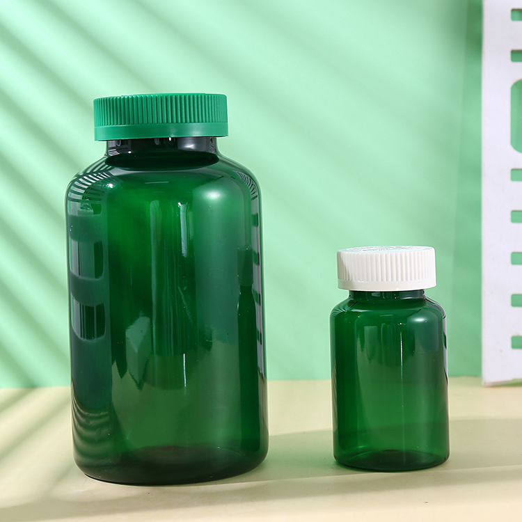 100ml-300ml Child Resistant Pharmaceutical Pill Bottle With Hinge Cap and Easy-pulling Lid for Pharmaceutical Packaging