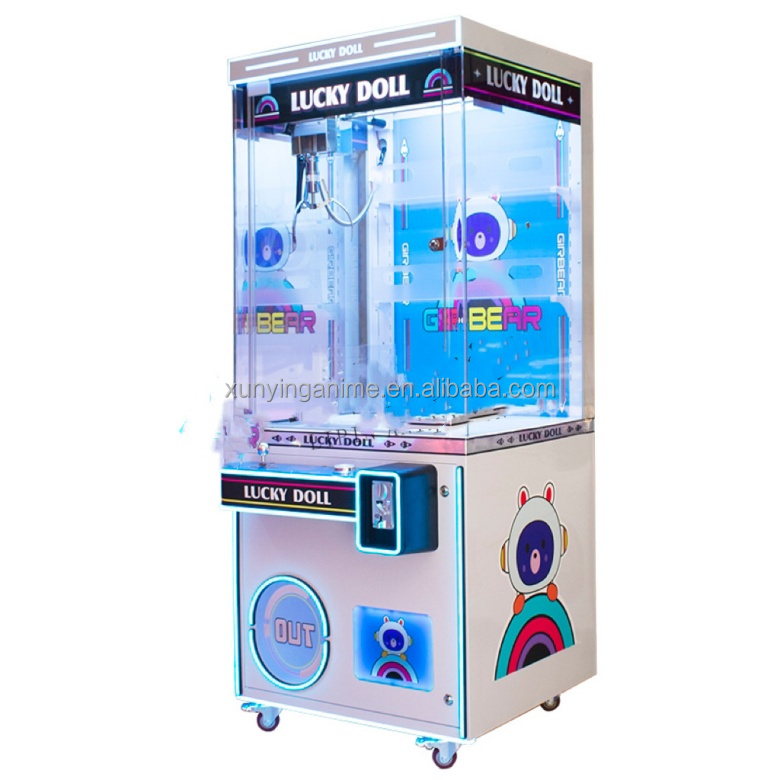Personalized Amusement Park Toy Vending Arcade Claw Crane Machine for L79*W87*H185 CM