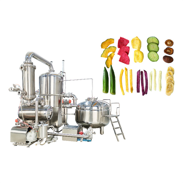 Commercial Vacuum Frying Machine Banana Chips French Fries Continuous Vacuum Fryer