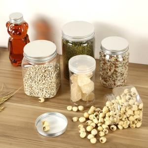 China Dried Fruit Flower / Tea Kitchen Storage Bottles , Safe Airtight Plastic Jar wholesale