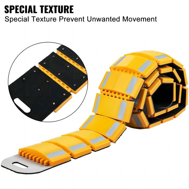 15.05kg Folding Portable Rubber Speed Humps 9.8Ft Length For Driveway Roads
