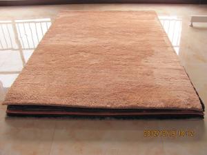 China Plain Polyester Shaggy Carpet And Rug wholesale