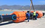 Buoyancy and Flexibility Dredging Pipe Floats Permitted Weight 150kg Temperature