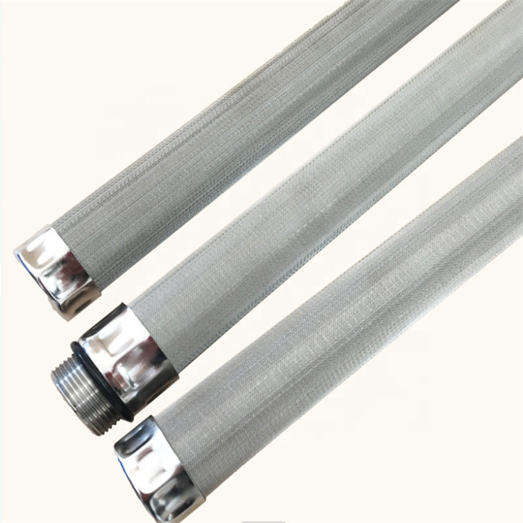 Round Hole Punching 65mm Stainless Steel Filter Element Tube