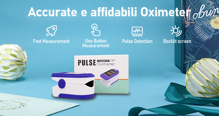 Electronic Finger Clip Pulse Oximeter Multidirectional TFT Large Screen Display