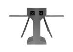 SS304 Bidirectional Waist Height Tripod Turnstilele 510mm Arm