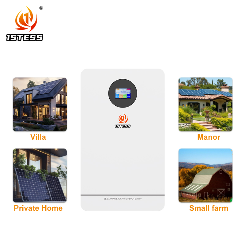 5.12kwh home energy storage battery 25.6V 200Ah lifepo4 lithium battery home energy storage