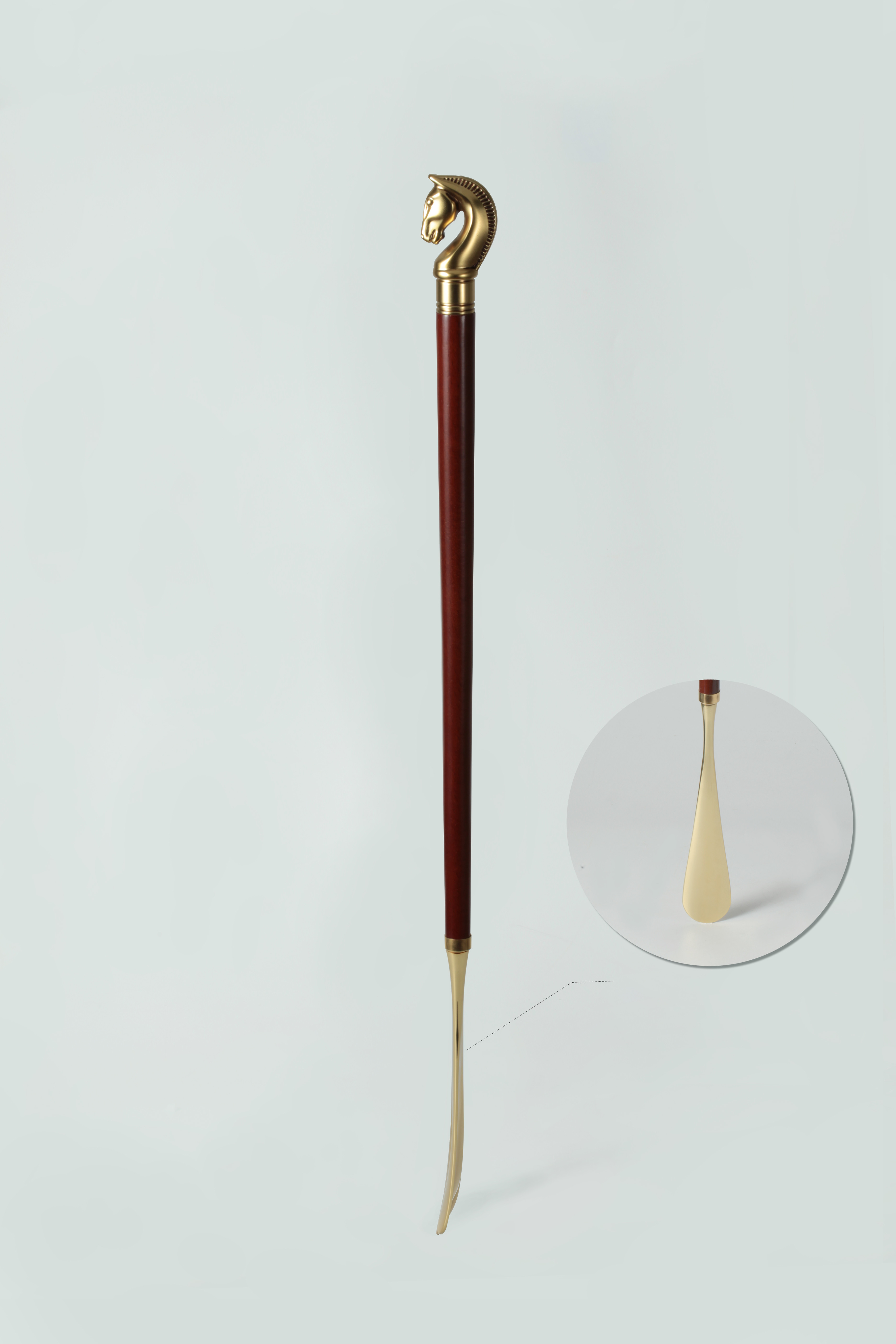 Personalised Brass Shoe Horn 37mm 600mm For Men Women Kids Seniors