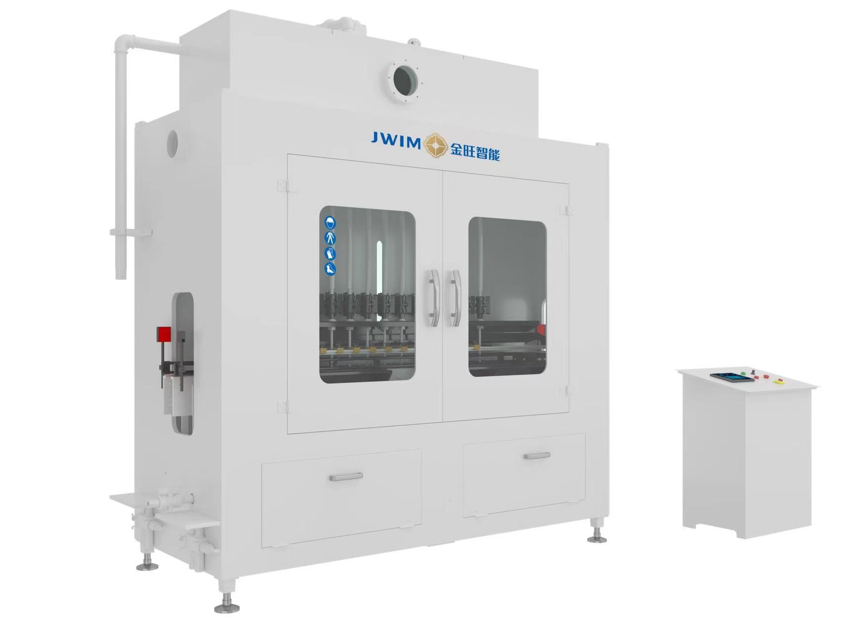 Microcomputer In line Anti-corrosion Gravity Bottle Filling Machine 100ml 500ml