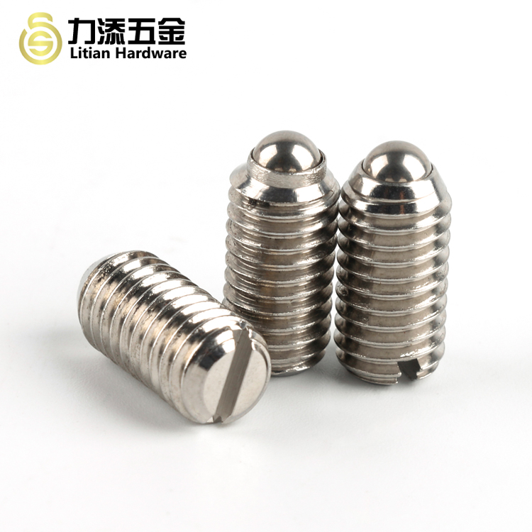 M6 M8 M10 Metal Screw Fasteners , Nickle Plated Din 914 Screw Hex Socket