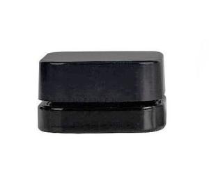China 5mL Cube Black Concentrate Container Child Resistant Concentrate Glass Jar wholesale