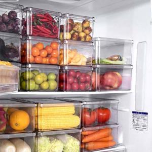 China Kitchen Refrigerator Organizer Bins BPA Free Save Space Plastic wholesale