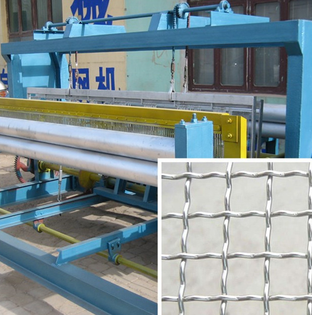 Fully Automatic Crimped Wire Mesh Making Machine 2mm~6mm Wire Dia