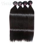 Lustrous Silky Straight Indian Remy Weave Human Hair for Black Women