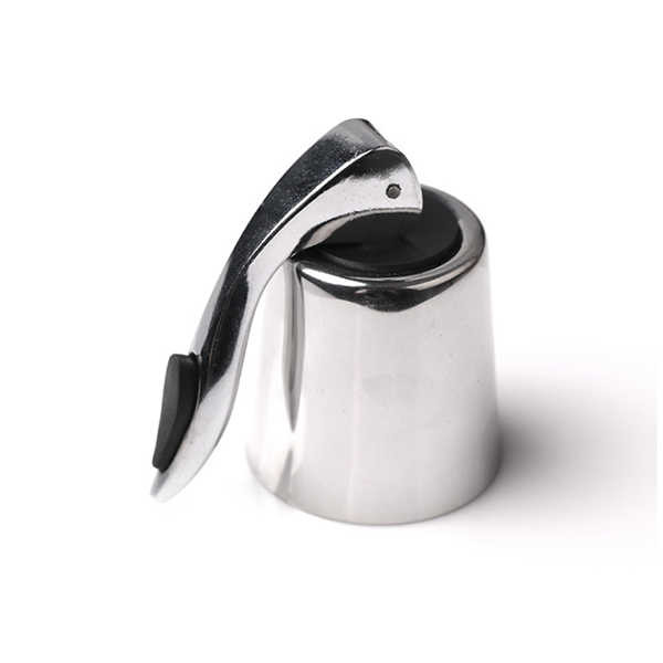 Great promotion and wedding favor gift idea, good quality stainless steel sealing wine and champagne bottle stopper