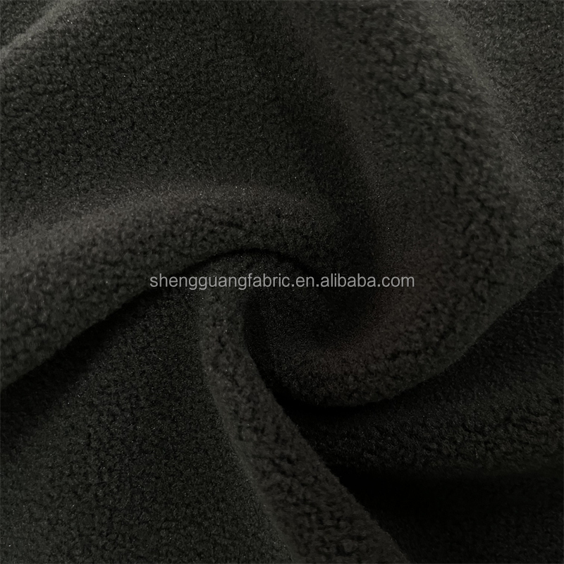 4 Way Stretch 100% Polyester Micro Polar Fleece Fabric for Clothing Home Sofa Water Proof