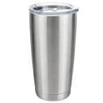 Silver Stainless Steel Tumbler Thermal Travel Mug Beautful Design