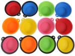 Wholesale Silicone Portable Food Grade Unbreakable Stocked Colorful Collapsible