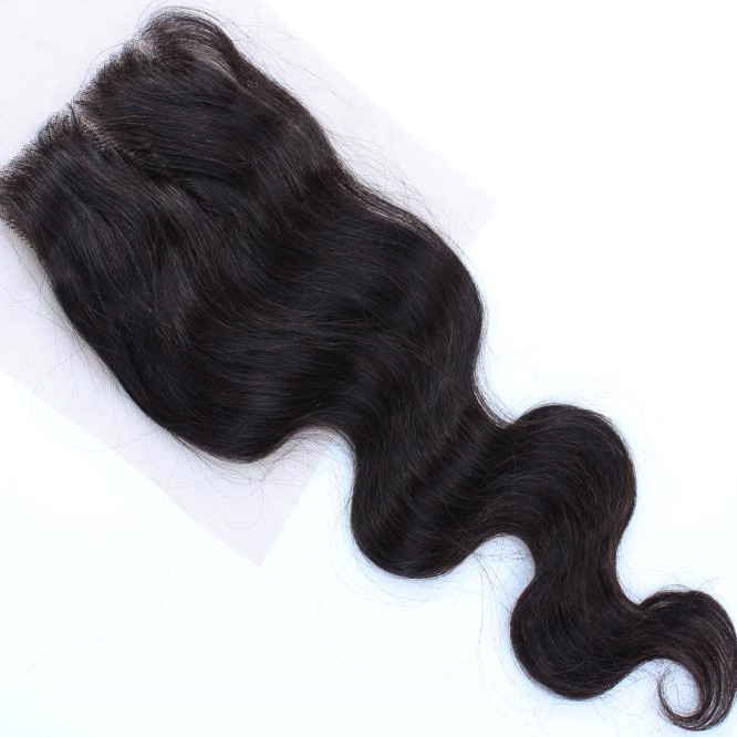 Wholesale 100% Peruvian Virgin Hair Lace Closure No Shedding No Tangle Lace Closure