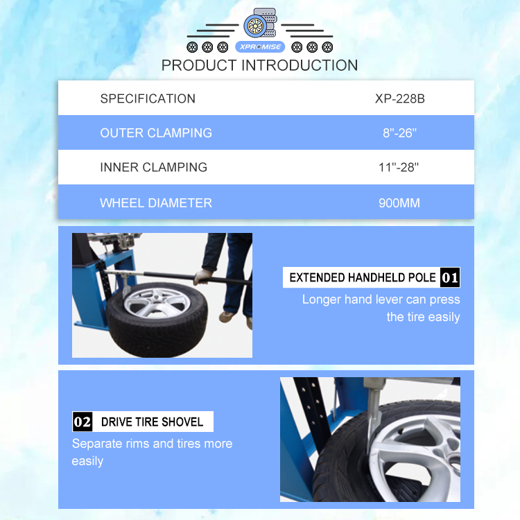 China Factory Supplier CE Approved Tire Changer for Garage